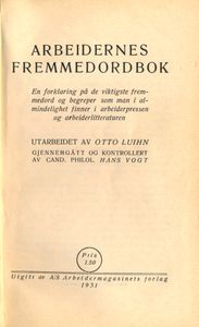 Arbeidernes Fremmedordbok