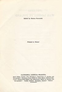 1939 - 1945 War Losses In Poland