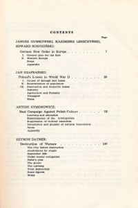 1939 - 1945 War Losses In Poland