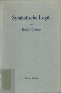 Einführung in die symbolische Logik mit besonderer Berücksichtigung ihrer Anwendungen