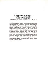 Copper Country — God’s Country (Reflections on a Unique Land and its Metal)