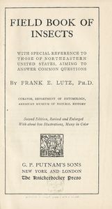 Fieldbook of Insects