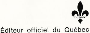Éditeur Officiel Du Québec