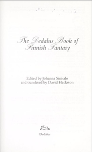 The Dedalus Book of Finnish Fantasy