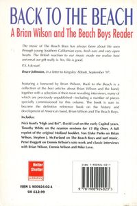Back to the Beach: A Brian Wilson and The Beach Boys Reader