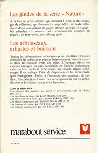 Les arbrisseaux, arbustes et buissons