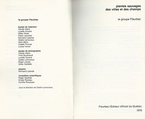 Plantes sauvages des villes et des champs 1