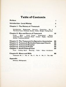 Tamarack Town (Mines - People - Places)