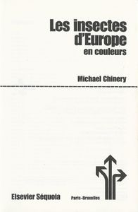 Les insectes d'Europe en couleurs