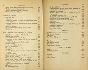 The Selected Poetry of Lord Byron