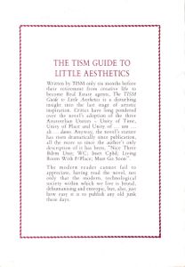 The TISM Guide To Little Aesthetics