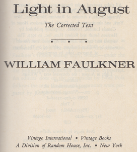 Light in August
