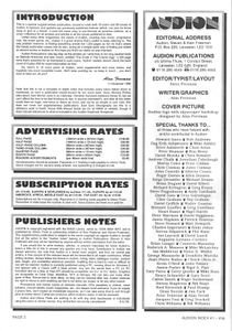 The Audion Index (Issues #1 - #36)