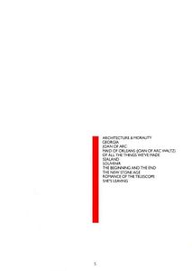 ARCHITECTURE & MORALITY 1981 Music by Orchestral Manoeuvres in the Dark