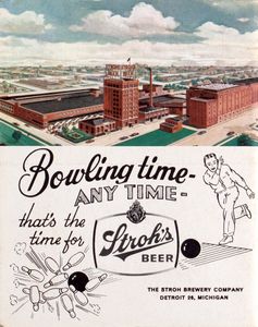 The Brewers of Stroh’s Beer Present the ABC of Bowling