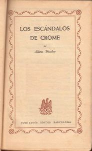 Los Escándalos De Crome