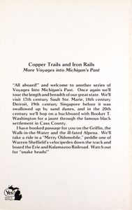 Copper Trails and Iron Rails (More Voyages into Michigan’s Past)