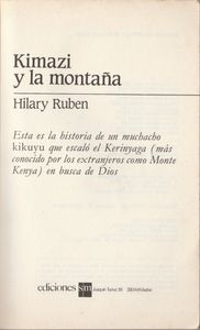 Kimazi Y La Montaña