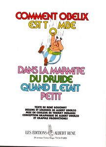 Comment Obélix Est Tombé Dans La Marmite Du Druide Quand Il Était Petit