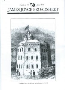 James Joyce Broadsheet June 2016