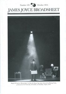James Joyce Broadsheet October 2016