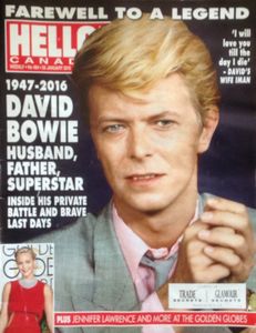 Hello Canada - January 25, 2016 - David Bowie