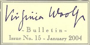 Virginia Woolf Bulletin