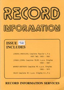 Record Information Services Issue Two
