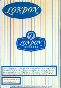 London American Recordings Complete Singles Catalogue: 1949-1982