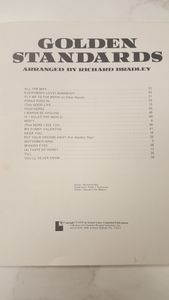 Golden Standards Music Book for Organs