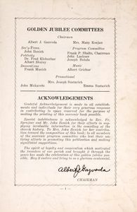 Golden Jubilee Souvenir of the St. Joseph’s Church of Calumet, Michigan (1890 -:- 1940)