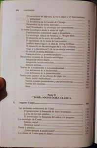 Teoría Sociológica Clásica