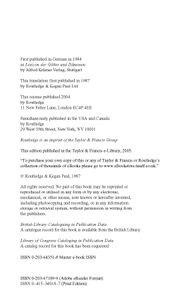 The Routledge Dictionary of Gods & Goddesses, Devils & Demons