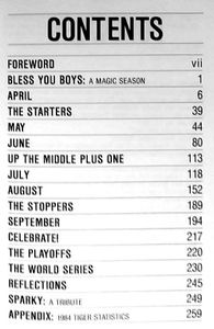 Bless You Boys (Diary of the Detroit Tigers’ 1984 Season)