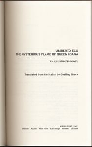 The Mysterious Flame of Queen Loana