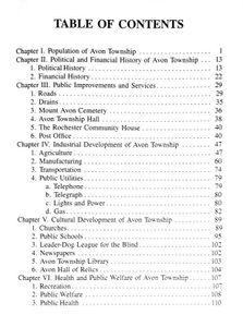 A History of Avon Township (1820–1940)