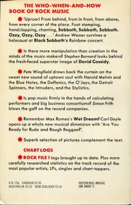 Rock File 2. Chart Log: Singles 1970-1973, LPs 1960-1973