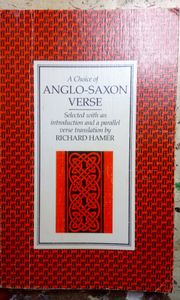 A Choice of Anglo-Saxon Verse