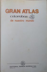Gran Atlas Colombus De Nuestro Mundo