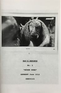Ray's Reports No. 2 "Böser Hund", Germany June 2016