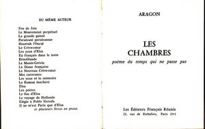 Les Chambres, Poème Du Temps Qui Ne Passe Pas