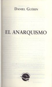El Anarquismo