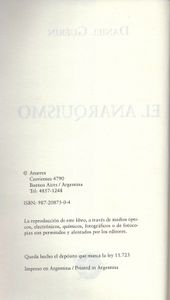 El Anarquismo