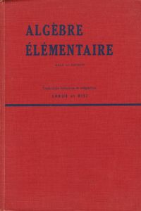 Algèbre élémentaire, 2e édition