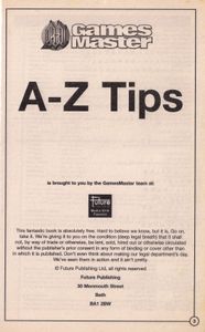 GamesMaster's A-Z Tips Book