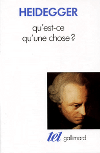 Qu'est-ce qu'une chose ?