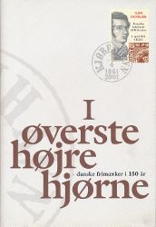 I øverste højre hjørne - danske frimærker i 150 år