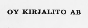 Oy Kirjalito Ab