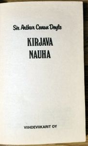 Kirjava nauha sekä muita kertomuksia