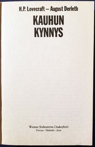 Kauhun kynnys
